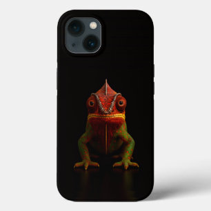 Black 4 Luxe iPhone 13, Eastern Panther Chameleon  iPhone 13 Case