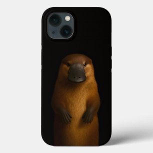 Black 4 Luxe iPhone 13, Elegant Platypus iPhone 13 Case