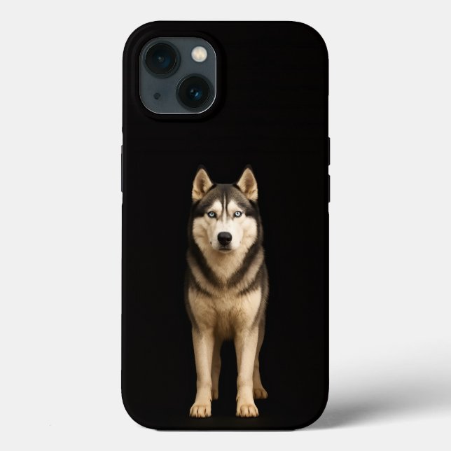 Black 4 Luxe iPhone 13, Icy Elite Husky Case-Mate iPhone Case (Back)
