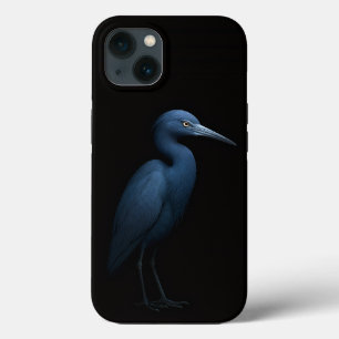 Black 4 Luxe iPhone 13, Little Blue Heron 13 Case