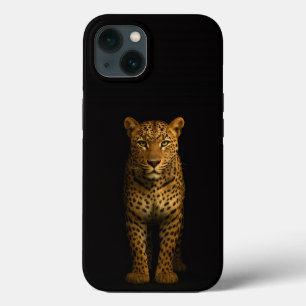 Black 4 Luxe iPhone 13, Majestic Leopard 13 Case