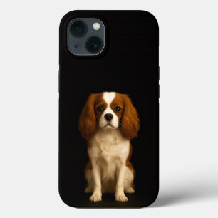 Black 4 Luxe iPhone 13, Sweet Cavalier Spaniel iPhone 13 Case