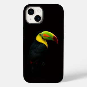 Black 4 Luxe iPhone 14 Case, Keel Billed Tucan Case-Mate iPhone 14 Case