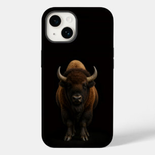 Black 4 Luxe iPhone 14 Mate, American Bison Case-Mate iPhone 14 Case