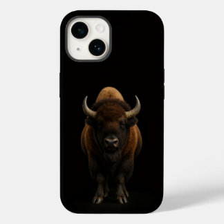 Black 4 Luxe iPhone 14 Mate, American Bison Case-Mate iPhone 14 Case