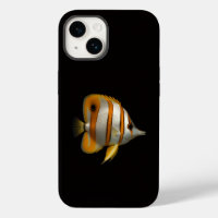 Black 4 Luxe iPhone 14 Mate, Reef Butterflyfish