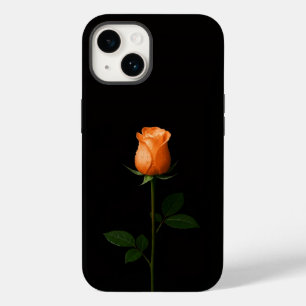 Black 4 Luxe iPhone 14 Mate, Sunset Orange Rose Case-Mate iPhone 14 Case