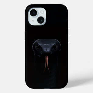 Black 4 Luxe iPhone 15 Case-Mate, Black Mamba Case