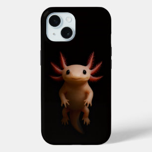 Black 4 Luxe iPhone 15 Case-Mate, Mexican Axolotl iPhone 15 Case