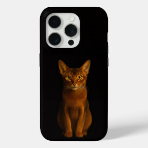 Black 4 Luxe iPhone 15 Pro Mate, Abyssinian Beauty iPhone 15 Pro Case