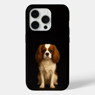 Black 4 Luxe iPhone 15 Pro Mate Cavalier Spaniel iPhone 15 Pro Case
