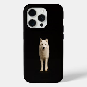 Black 4 Luxe iPhone 15 Pro Mate Ivory Arctic Wolf Case