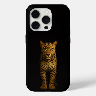 Black 4 Luxe iPhone 15 Pro Mate Majestic Leopard Case