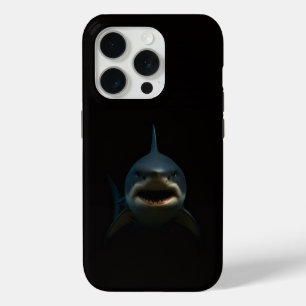 Black 4 Luxe iPhone 15 Pro Mate, White Shark iPhone 15 Pro Case