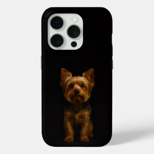 Black 4 Luxe iPhone 15 Pro Mate Yorkshire Terrier iPhone 15 Pro Case