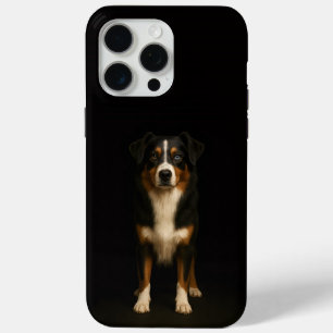 Black 4 Luxe iPhone 15 Pro Max, Aussie Shepherd iPhone 15 Pro Max Case