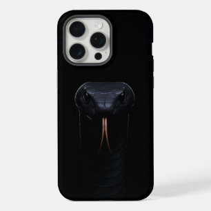 Black 4 Luxe iPhone 15 Pro Max Case, Black Mamba Case