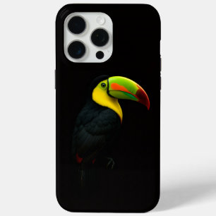 Black 4 Luxe iPhone 15 Pro Max, Keel Billed Tucan iPhone 15 Pro Max Case