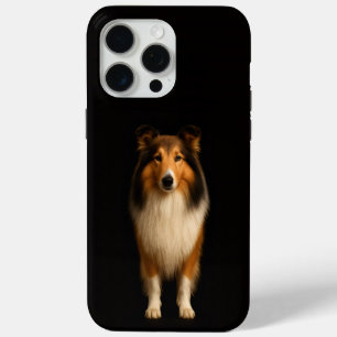 Black 4 Luxe iPhone 15 Pro Max, Loyal Collie Dog iPhone 15 Pro Max Case