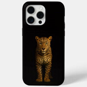 Black 4 Luxe iPhone 15 Pro Max, Majestic Leopard iPhone 15 Pro Max Case