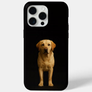 Black 4 Luxe iPhone 15 Pro Max Minimalist Labrador Case