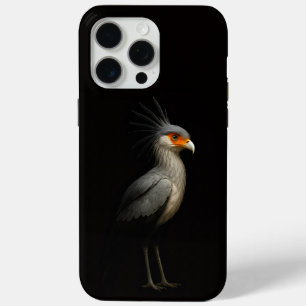 Black 4 Luxe iPhone 15 Pro Max, Secretarybird iPhone 15 Pro Max Case
