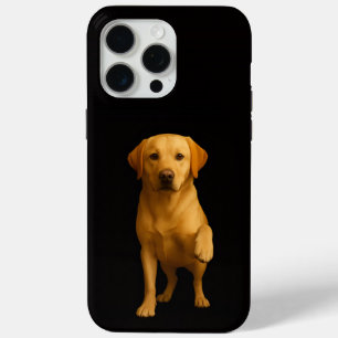 Black 4 Luxe iPhone 15 Pro Max, Tender Labrador iPhone 15 Pro Max Case