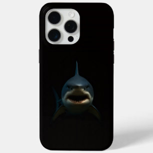 Black 4 Luxe iPhone 15 Pro Max, White Shark Max Case