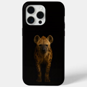 Black 4 Luxe iPhone 15 Pro Max, Wild Spotted Hyena iPhone 15 Pro Max Case