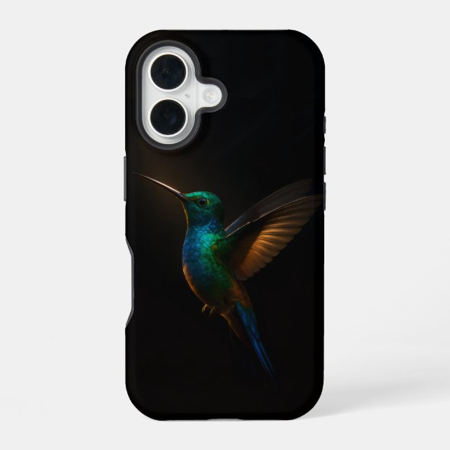 Black 4 Luxe iPhone 16 Case-Mate, Flying Bird Case (Back)