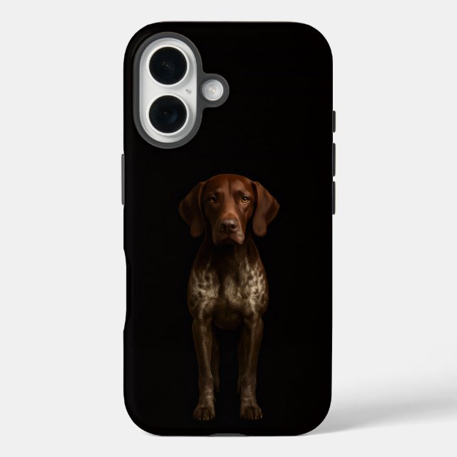 Black 4 Luxe iPhone 16 Mate, German Pointer Case-Mate iPhone Case (Back)