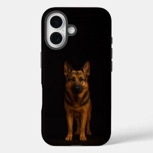 Black 4 Luxe iPhone 16 Mate, German Shepherd iPhone 16 Case