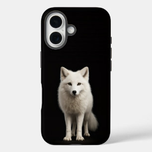 Black 4 Luxe iPhone 16 Mate, Ivory Arctic Fox Case
