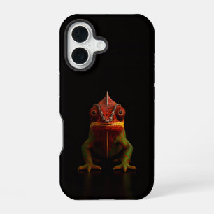 Black 4 Luxe iPhone 16 Mate, Panther Chameleon Case