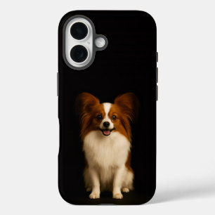 Black 4 Luxe iPhone 16 Mate, Refined Papillon iPhone 16 Case