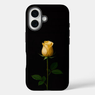 Black 4 Luxe iPhone 16 Mate, Sunlite Yellow Rose iPhone 16 Case