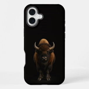 Black 4 Luxe iPhone 16 Plus, American Bison Plus Case
