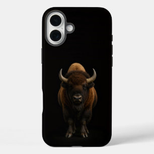 Black 4 Luxe iPhone 16 Plus, American Bison Plus Case