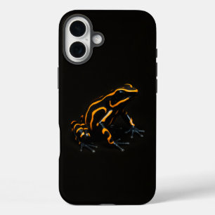 Black 4 Luxe iPhone 16 Plus, Black Orange Frog Plus Case