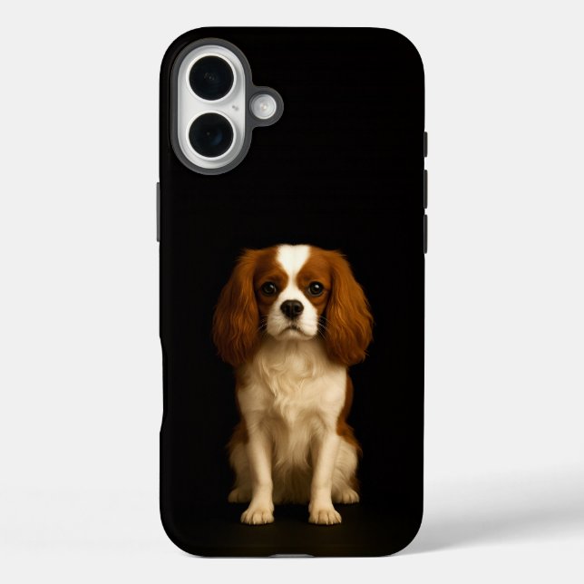 Black 4 Luxe iPhone 16 Plus, Cavalier Spaniel Case-Mate iPhone Case (Back)