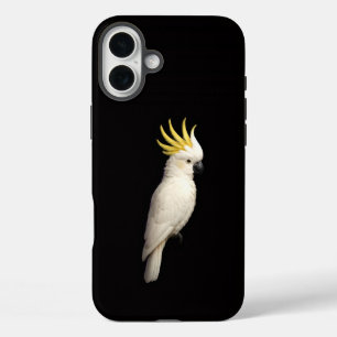 Black 4 Luxe iPhone 16 Plus, Crested Cockatoo iPhone 16 Plus Case