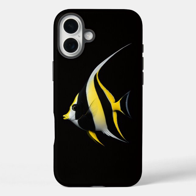 Black 4 Luxe iPhone 16 Plus Mate, Moorish Idol Case-Mate iPhone Case (Back)