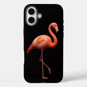 Black 4 Luxe iPhone 16 Plus Mate, Pink Flamingo iPhone 16 Plus Case