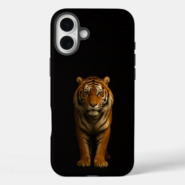 Black 4 Luxe iPhone 16 Plus, Noble Tiger Case-Mate iPhone Case (Back)