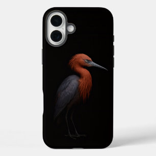 Black 4 Luxe iPhone 16 Plus, Reddish Egret Plus Case
