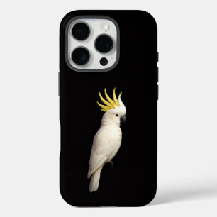 Black 4 Luxe iPhone 16 Pro, Crested Cockatoo  iPhone 16 Pro Case