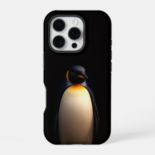 Black 4 Luxe iPhone 16 Pro, Emperor Penguin Pro Case