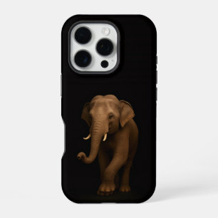 Black 4 Luxe iPhone 16 Pro, Indian Elephant Pro Case