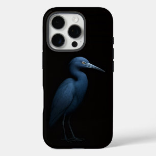 Black 4 Luxe iPhone 16 Pro, Little Blue Heron Pro Case