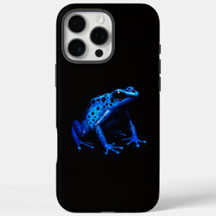 Black 4 Luxe iPhone 16 Pro Max, Blue Frog Max Case